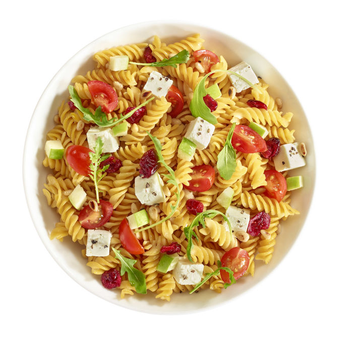 Recette Salade Fraicheur De Fusilli Aux Saveurs Grecques Bonduelle