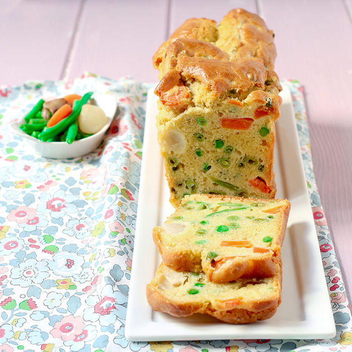 Recette De Cuisine Facile Cake Aux Petits Pois Haricots Verts Et