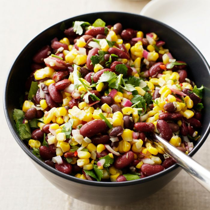 Salade De Maïs Et Haricots Rouges