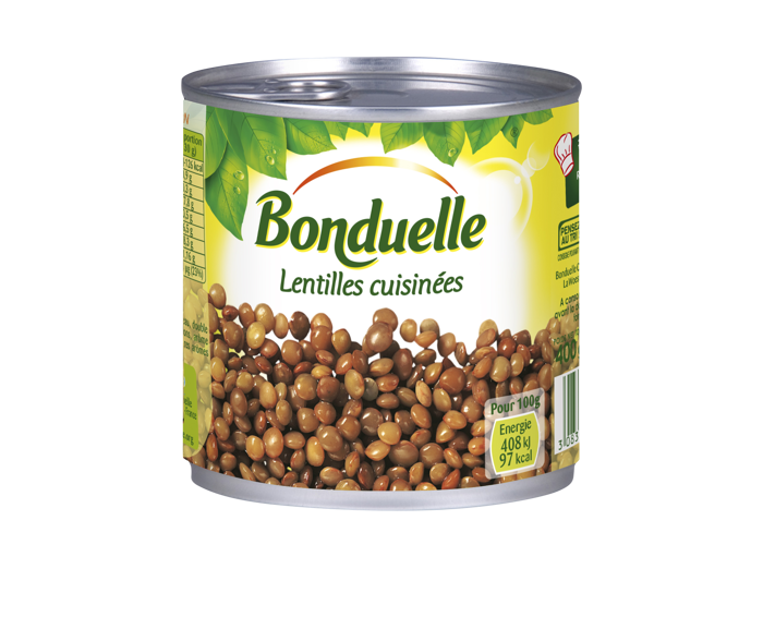 Lentilles Cuisinees Legumes Cuisines Bonduelle