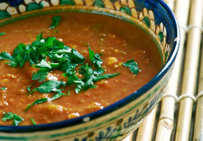Caril De Lentilhas E Legumes